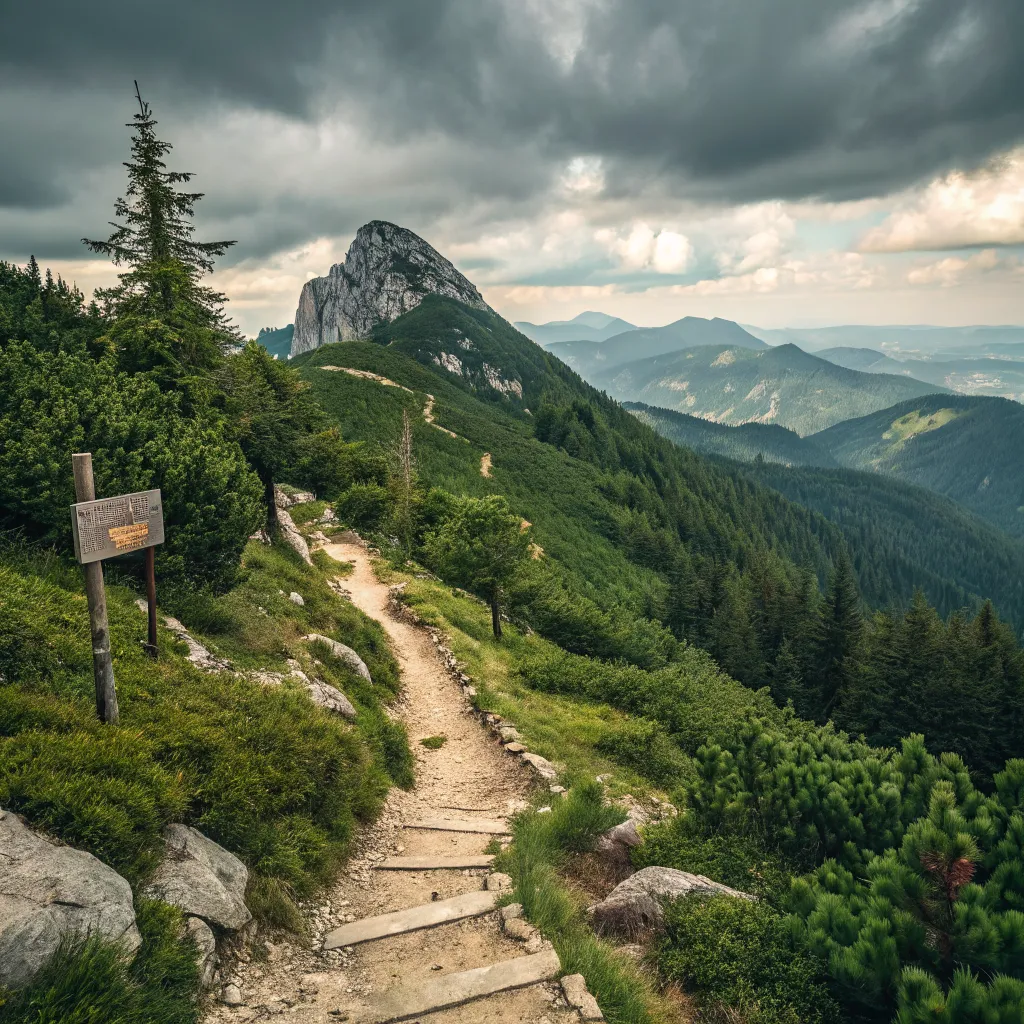 Olympus hiking trail